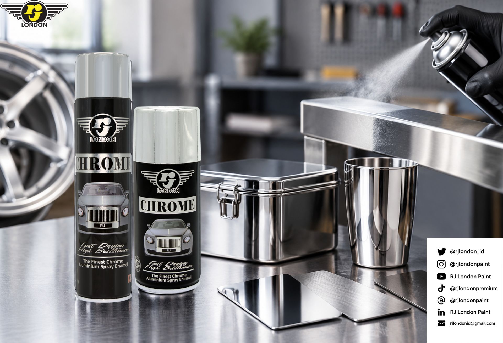 Cat Semprot untuk Stainless, Pilih yang Sesuai dengan Finishing